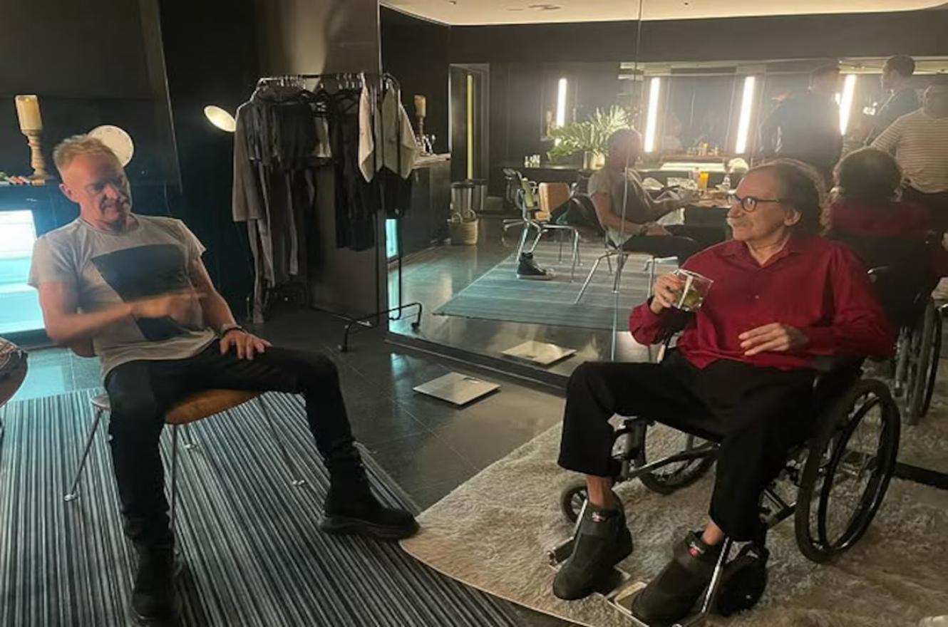 Sting se presentó en Buenos Aires y recibió a Charly García como sorpresa
